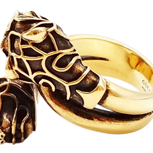 ✨🛍️ Gucci Gold Double Tiger Ring - Picture 4 of 6